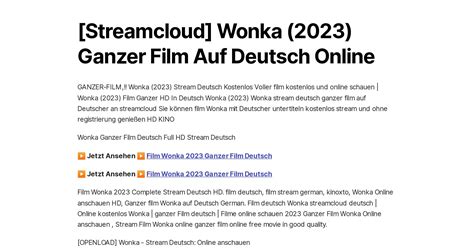 streamcloude deutsch